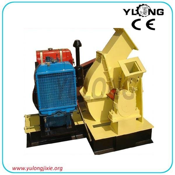 1 ton/hour disc type small wood chipper