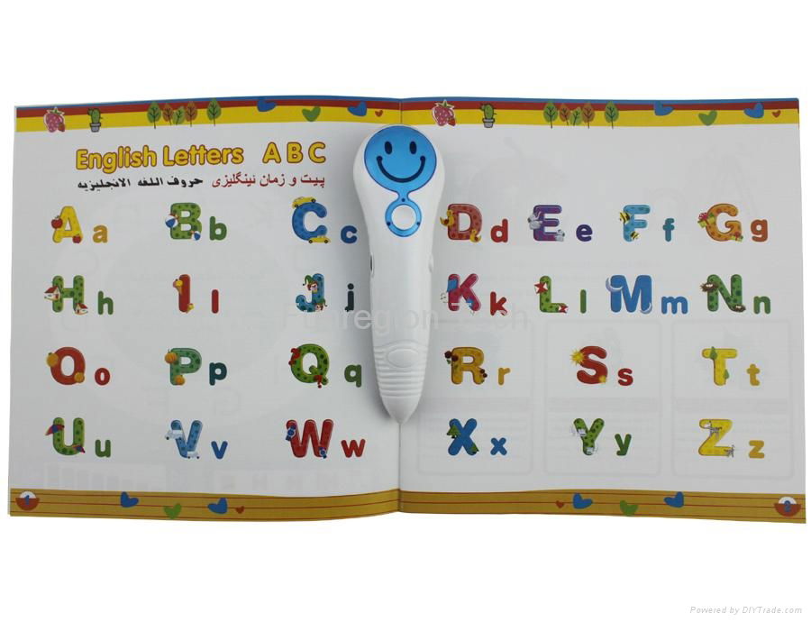 Cute Design OID Children Learning Pen in English French Arabic and Kurdish 2