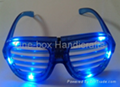 2014 Wholesale Party Colorful Shutter LED  Glasses 2