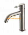 QZ203 single handle cold water faucet 304 stainless steel casting  basin faucet 1