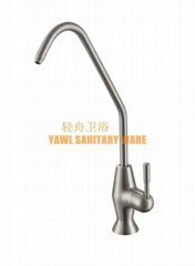 QZ402 purified water good stainless steel cold water cheap price kitchen faucet