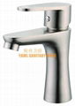 QZ520  304 stainless steel casting new design bathroom basin faucet mixer tap 1