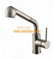 QZ652 304 stainless steel casting kitchen faucet with a drawing component 1