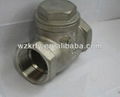 SS Screwed Swing Check Valve ISO9001 1