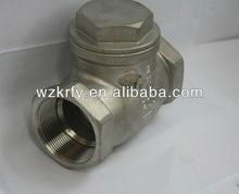 SS Screwed Swing Check Valve ISO9001