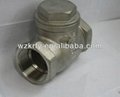 SS Screwed Swing Check Valve ISO9001 3