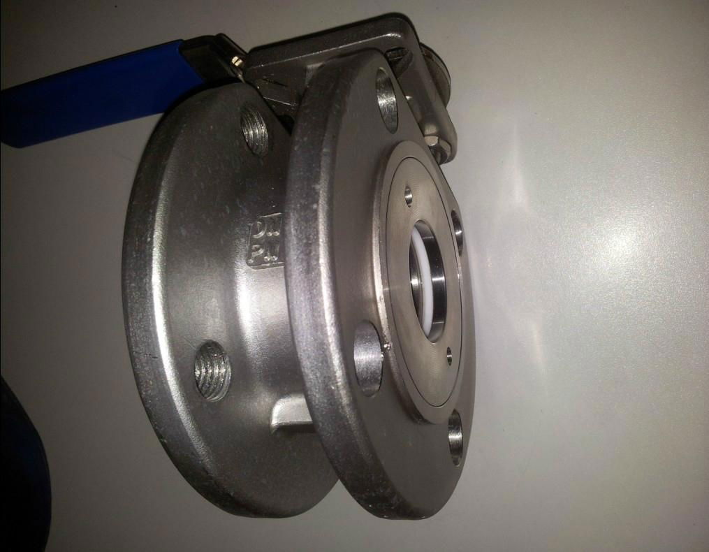 Wafer Ball Valve Full Port Direct Mounting Pad 1000WOG 5