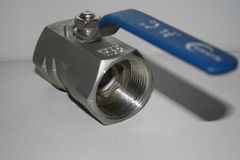 KRCN 1PC SS 304 Ball Valve BSP Threaded