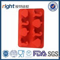 silicone diamond shaped ice mold 1