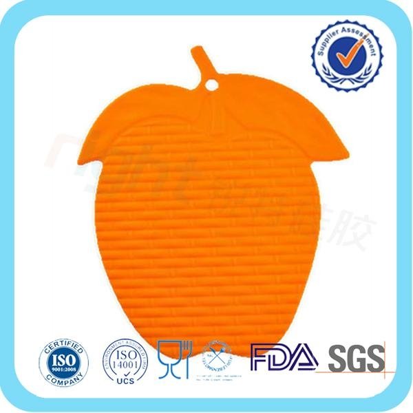 silicone apple shaped heat insulation mat 3
