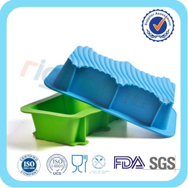 silicone big long shape cake mold 2