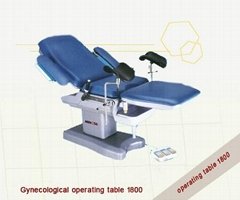 Gynecological operating table