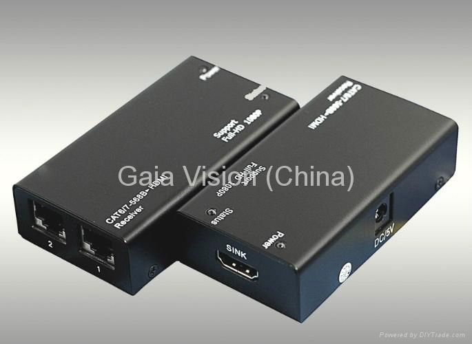 HDMI  Dual CAT 5e/6 cable extender 60m