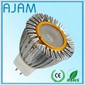 Energy saving 12v 3w cree chip led spot mr11 2