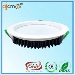 SAA approved 200mm cut out smd 8 inch 30w led downlight 