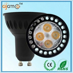 2014 new design ce rohs approval 4*1w led dimmable spotlight gu10  