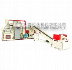 Scrap copper wire separating and recycling machine