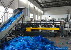 plastic film recycling granulating line