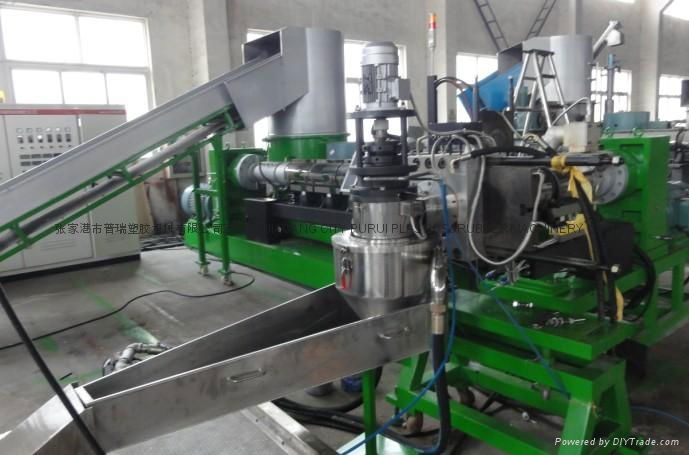 plastic pp pe bopp pet film recycling granulating line 4