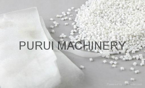 Non woven fabric Plastic granules making machine for pp non woven fabric 3