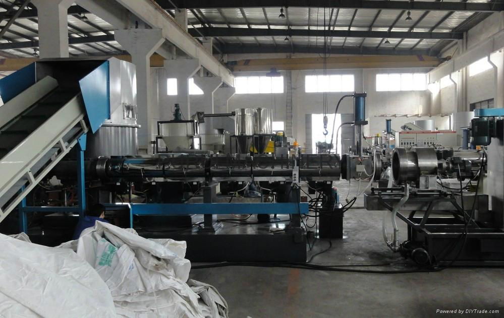 pp woven bags recycling pelletizing line for making pp granules 2