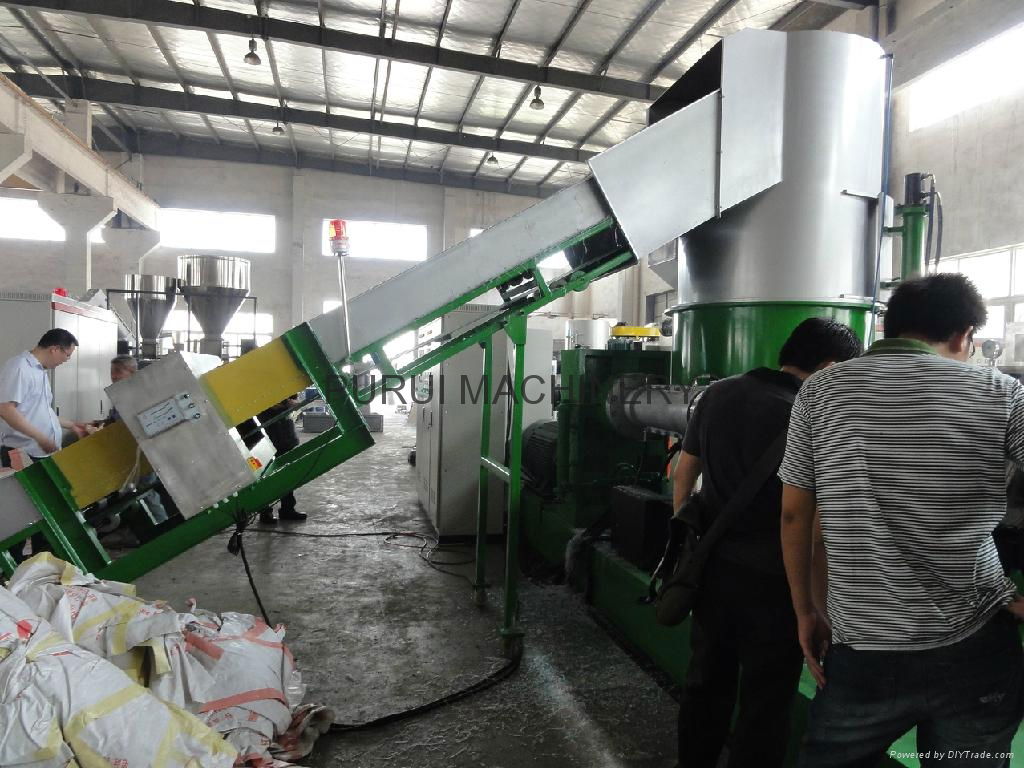 pp woven bags recycling pelletizing line for making pp granules 5