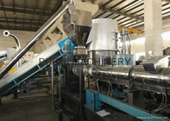 plastic pelletizing line to recycle all kinds of plastic packing box