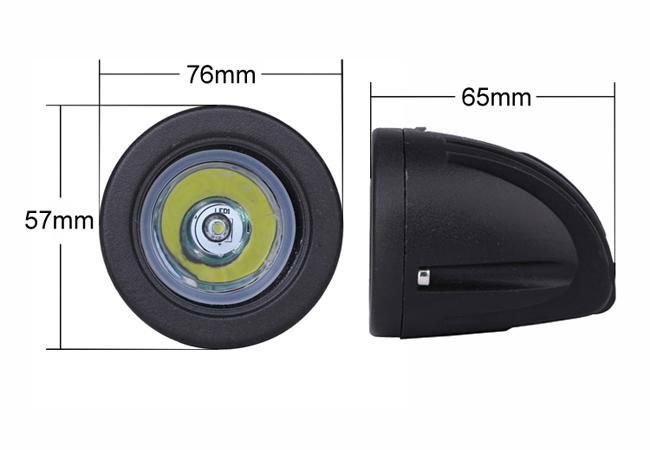 Round Square Flood Or Spot Cree off road 10W Led Work Light