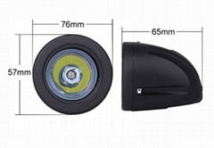 Round Square Flood Or Spot Cree off road 10W Led Work Light