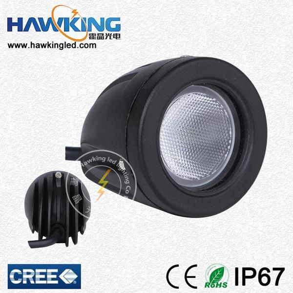 Round Square Flood Or Spot Cree off road 10W Led Work Light 2