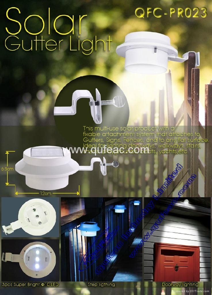 Solar Gutter Light 3
