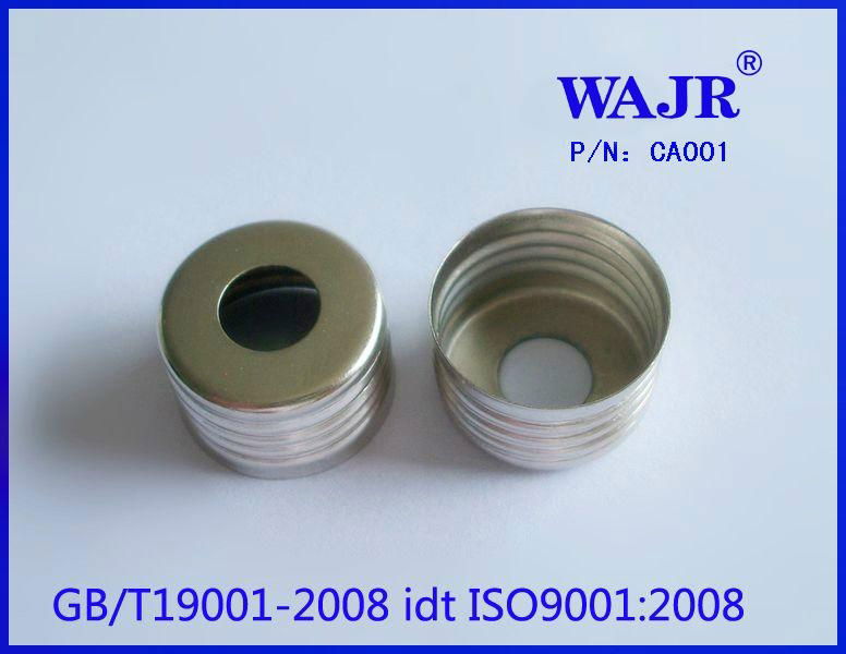 Magnetic precision screw-thread metal cap