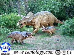 Simulation Dinosaur Statue Animatronic Dinosaur  For Sale 