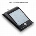 Outdoor Waterproof IP65 Wall Mount Sensor Solar LED Wall Light 2