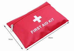 first aid kit bag with 34 pcs contents APPROVED CE &ISO13485,FDA Certificate