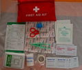 first aid kit bag with 34 pcs contents APPROVED CE &ISO13485,FDA Certificate  2