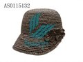 Fashion straw baseball hat