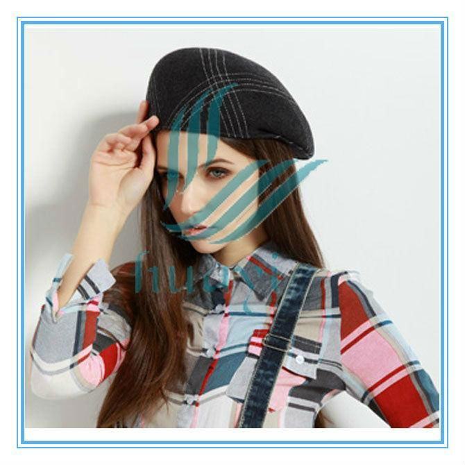 Women wool beret hat