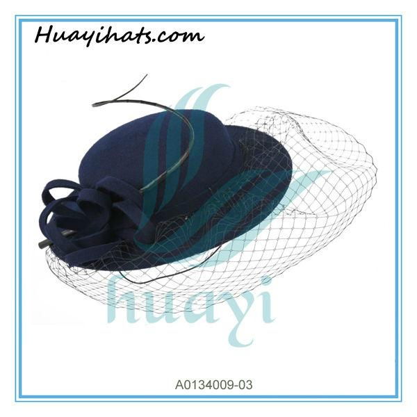 Party wool boater hat