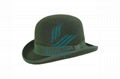 Green wool bowler hats for sale 1