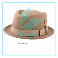 Men borsalino wool fedora hat