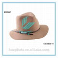 Women's fashion wool felt wide brim fedora hat