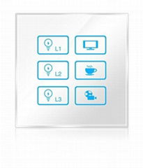 Wireless infrared wifi remote control networking zigbee lighting touch panel swi