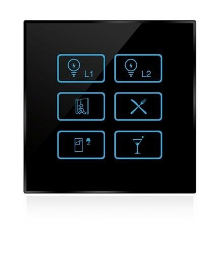 Wireless infrared wifi remote control networking zigbee lighting touch panel swi 5