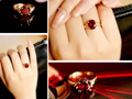 Red Diamond Ring Price Per Carat Gold Rings 5