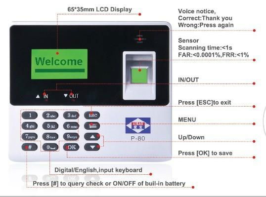 2014  Hot sell  finger  pinter  P-80 3