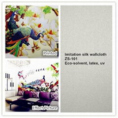 Imitation silk wallcloth