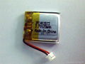 Li-ion battery 302223 3.7v 100mAh battery 1