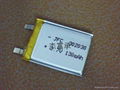 Li-ion battery 302223 3.7v 100mAh battery 2