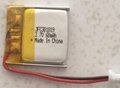 鋰聚合物電池 301819 3.7V 60mAh 電話手錶電池 2